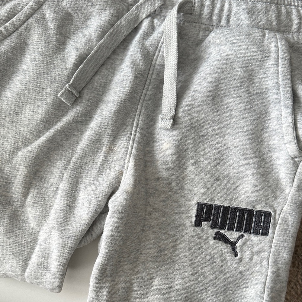 PUMA Kids Light Gray Joggers